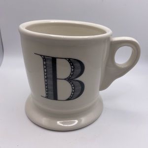 Anthropologie Initial "B" Mug. Old-fashioned style . Very gently used.